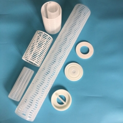 plastic parts for pleated filter cartridges