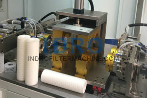 PP pleated filter cartridge production line-welding machines-high flow filter IR cap welders video