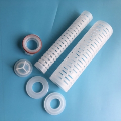 plastic parts for pleated filter cartridges