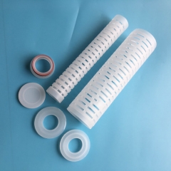 plastic parts for pleated filter cartridges