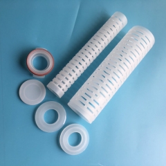 plastic parts for pleated filter cartridges