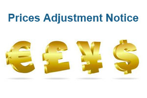 Prices Adjustment Notice