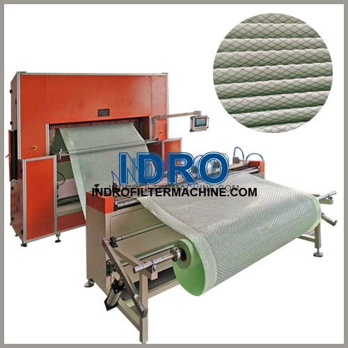pleated panel air filter making machines line