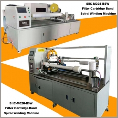 Filter Cartridge Helical Wrap Band (Belt) Spiral Winding Machine