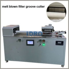 Melt blown filter groove cutter