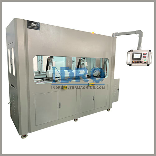 High flow filter pleated cartridge end cap welder-welding machine