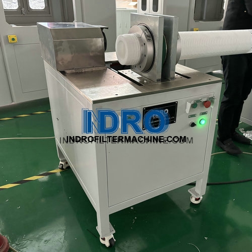 High flow pleated filter cartridge length cutter-cutting machine