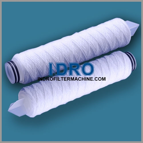 String wound filter cartridge cap welders-welding machines