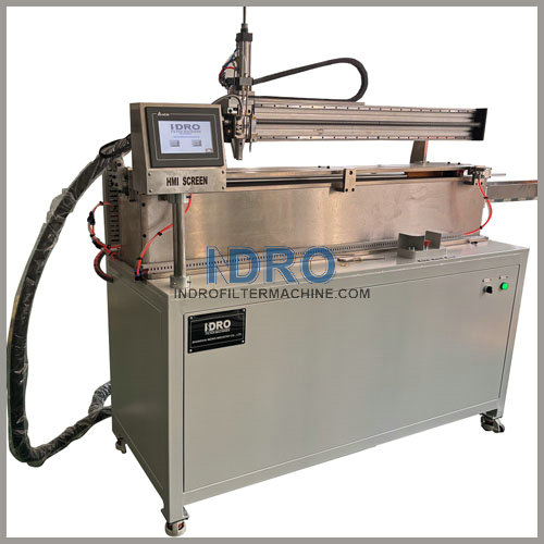 Filter Pleats Middle Seam Gluing Machine
