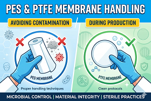 PES and PTFE Membrane Handling: Avoiding Contamination During Production Introduction